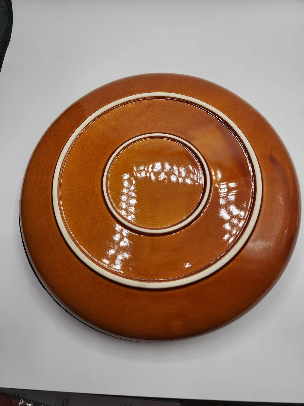 Vintage Ceramic Divided Sushi Fondu Serving Plates - Set of 2